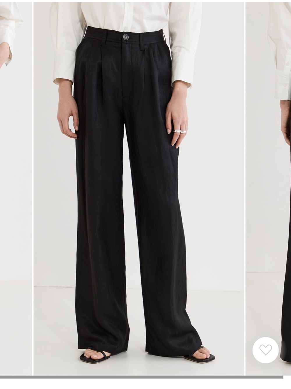 Anine Bing Linen Blend Carrie Trouser